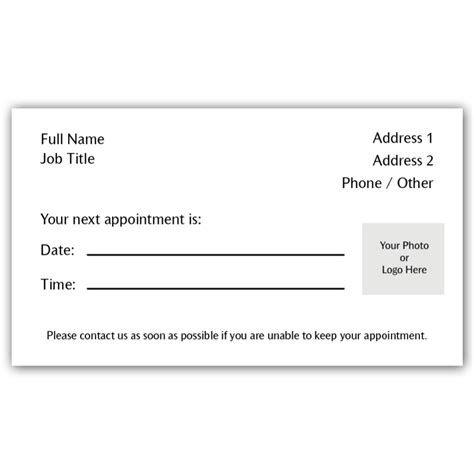 This accessible template contains ten 2 x 3.5 cards. Appointment Cards | iPrint.com