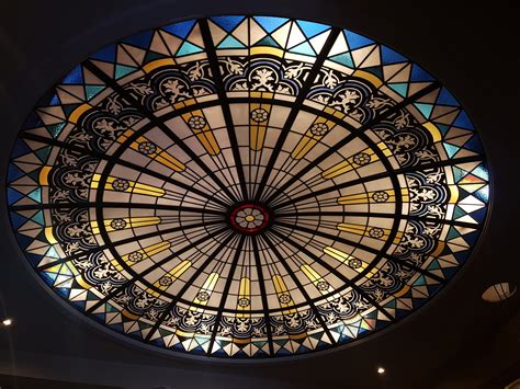 New Bespoke Stained Glass Dome Stained Glass Artists Designers And Producers Clitheroe