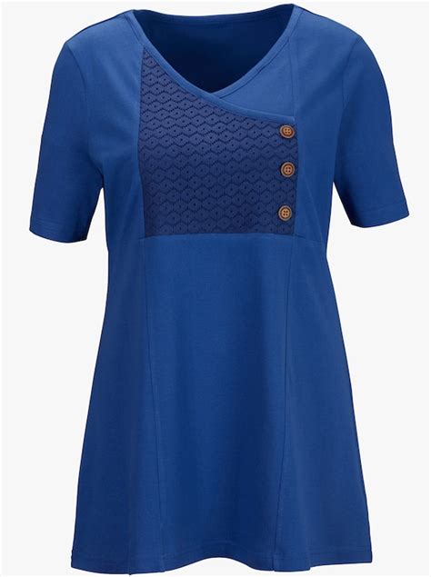 Peplumshirt In Blauw Your Look For Less