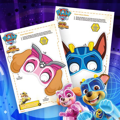 Calling all paw patrol fans, we've got a new look at @pawpatrolmovie! Super PAWS Masken