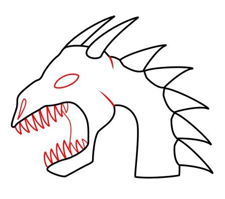 And so are cartoon dragons. how to draw a dragon, dragon's head