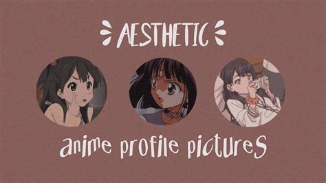 45 Aesthetic Anime Profile Pictures ☾ Youtube