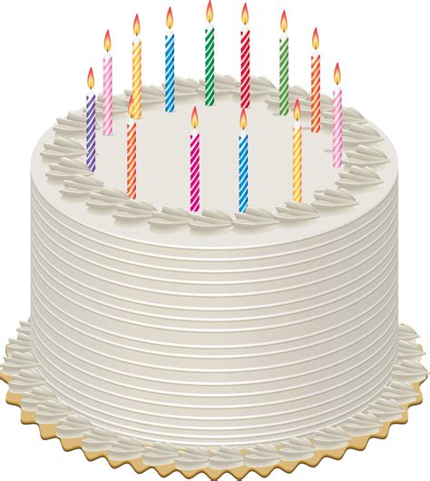 Cake With Candles Png Clip Art Library