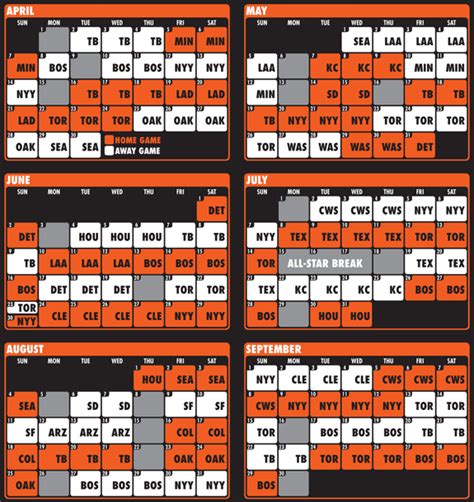 Baltimore Orioles Schedule Printable Printable Templates