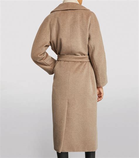 Womens Weekend Max Mara Beige Longline Overcoat Harrods Countrycode