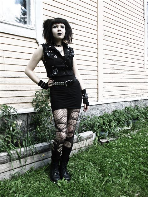 Black Widow Sanctuary Gothic Outfits Alternative Fashion Rocker Outfit