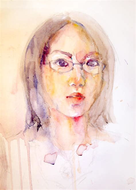 Watercolor Self Portrait No1 By Jia Jia On Deviantart