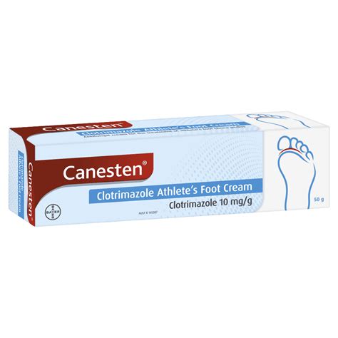 Canesten Clotrimazole Athletes Foot Cream 50g Discount Chemist