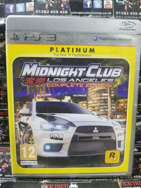 Midnight Club Los Angeles Complete Edition Sony Ps3 Video Game — Ace Tech