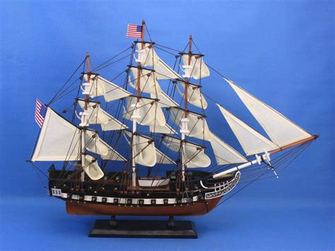 Wholesale Wooden Uss Constitution Tall Model Ship 24in Model Ships