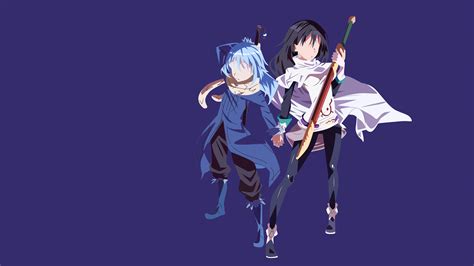 Hd Desktop Wallpaper Anime Shizue Izawa Rimuru Tempest Tensei