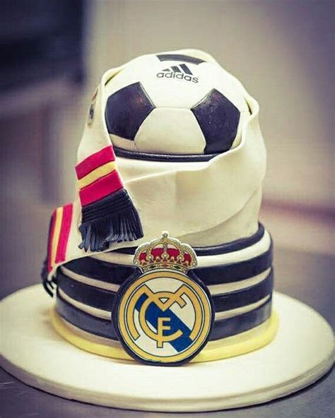 Cake Real Madrid Birthday Cakes Bday Uefa Champions League Soccer