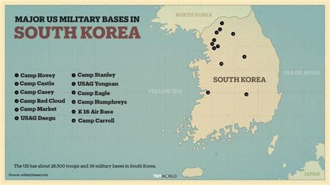 Us Military Bases In Korea Map Images And Photos Finder