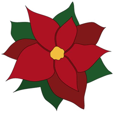 Download High Quality Poinsettia Clipart Outline Transparent Png Images