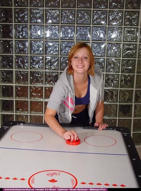 Lindsey Gets Naked On The Air Hockey Table Porn Pictures XXX Photos