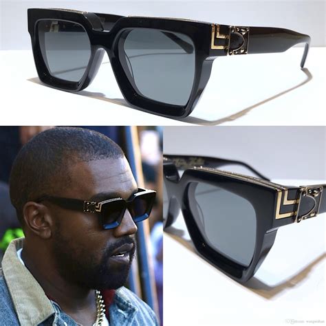 New Men Designer Sunglasses Z1165w Millionaire Square Frame Vintage Shiny Gold Summer Uv400 Lens