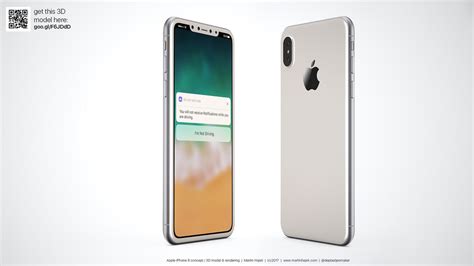 Beautiful Iphone 8 Renders In White Images Iclarified