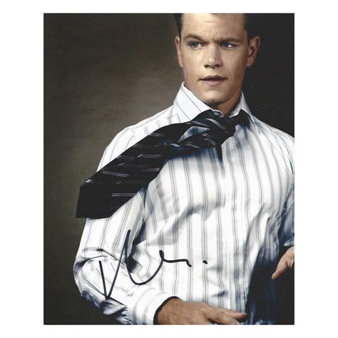 Matt Damon Autograph