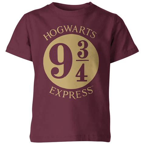 Harry Potter Platform Burgundy Kids T Shirt Iwoot