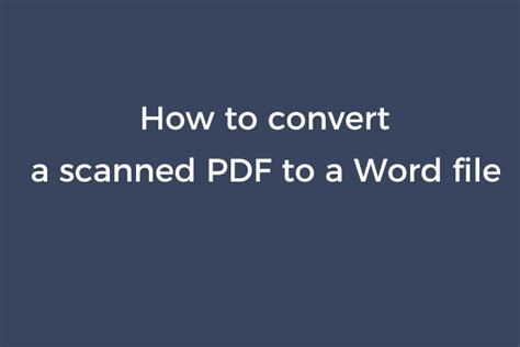 3 Ways To Ocr A Scanned Pdf To A Word File Online Pctoolsshare