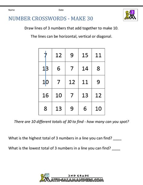Decimal crossword puzzles rounding adding and subtracting. Free Math Puzzles - Addition and Subtraction