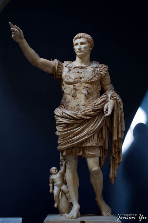 Statue Of Augustus Caesar The First Roman Emperor Roman Sculpture