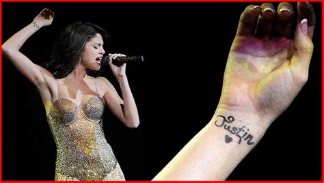 Justin bieber admits he tried to change his selena gomez tattoo. Gossip Girls