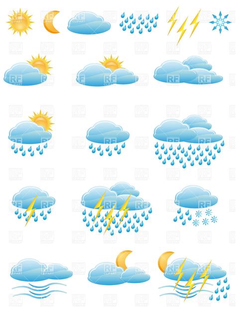 Great selection of all kinds of weather images. Weather forecast clipart collection - Cliparts World 2019