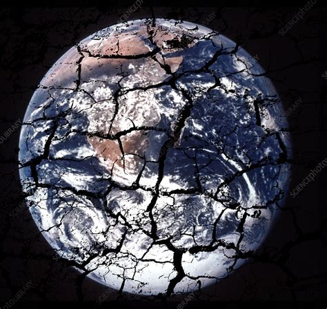 Cracked Earth Conceptual Image Stock Image E0500654 Science