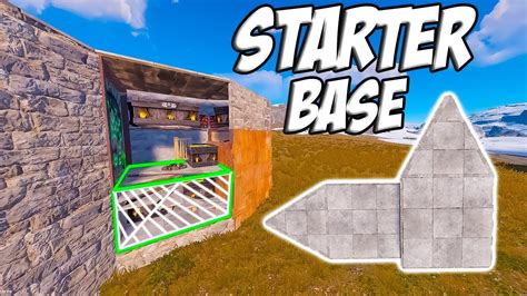 Rust Solo Starter Base With Non Lootable Loot Base Design Rust