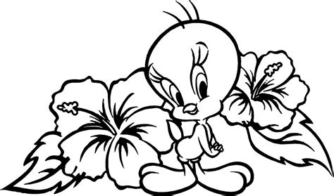 Cute Tweety Bird Coloring Pages Download And Print For Free