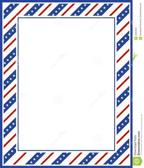 Printable Bookmarks Printables Independence Day July 4 Boarders And