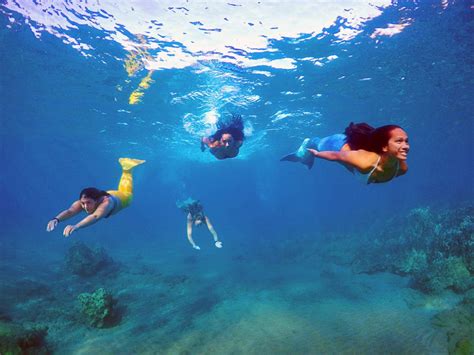 Mermaid Swimming Lessons On Maui Hawaii Mermaid Adventures