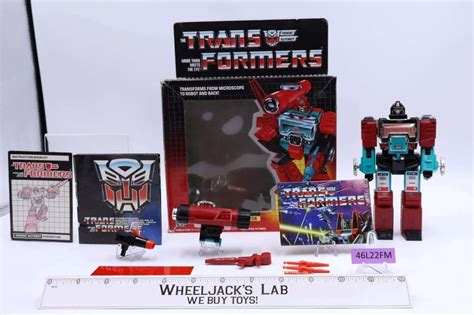 Perceptor Near Mint Figure Complete Wbox G1 Transformers 1985 Hasbro