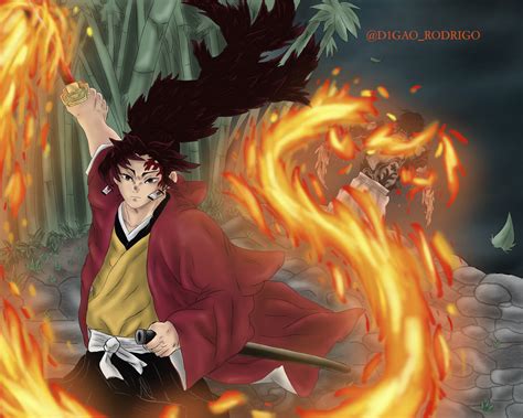 ArtStation - Yoriichi Fighting With Muzan