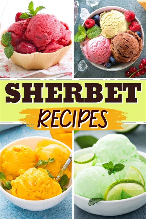 Homemade Sherbet Recipes Easy Desserts Insanely Good
