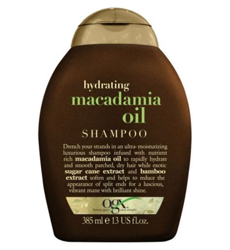 Organix Hydrating Macadamia Oil Shampoo 385ml - Boots ...
