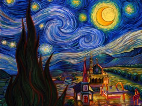 Wallpapers Van Goghs Starry Night Riset