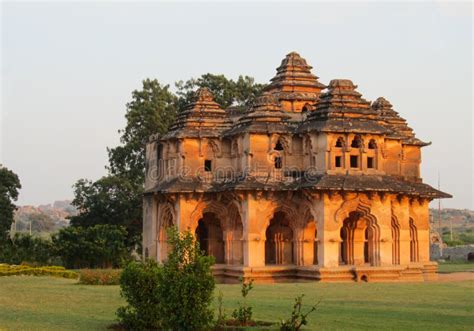Lotus Mahal Unesco World Heritage Site Illuminated By The Sun India