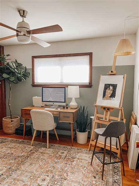 My Combination Home Office Art Studio Dream Green Diy