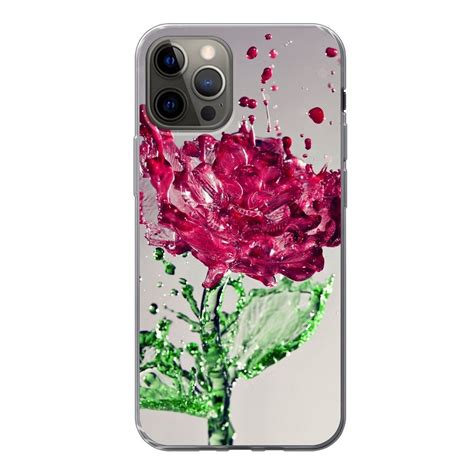 Muchowow Handyhülle Rosen Wasser Wirkung Handyhülle Apple Iphone 13 Pro Smartphone Bumper