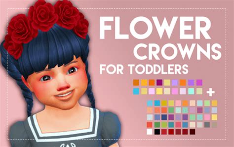 Romantic Sims 4 Flower Crown Cc Youll Love Wearing — Snootysims
