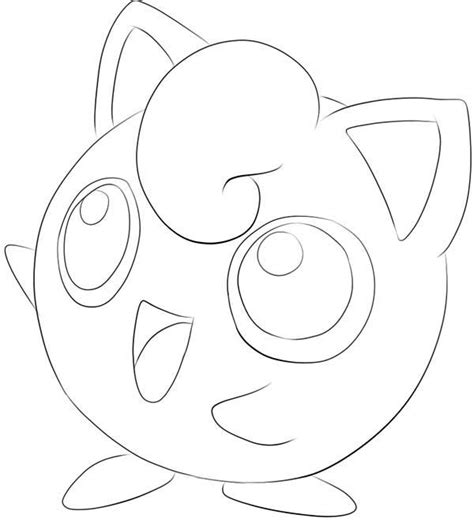 Pokemon Jigglypuff Picture Coloring Page Download And Print Online
