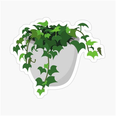 Potted Plant Love Loving Pot Plants Sticker For Sale By Pinnypin