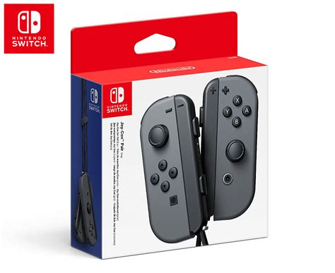 Nintendo Switch Joy Con Pair Grey Au
