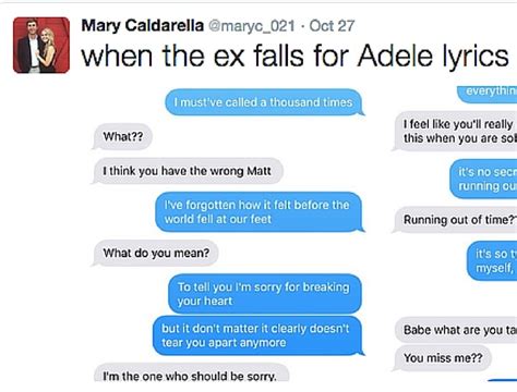 A Woman Used Adele Lyrics To Brilliantly Troll Her Ex