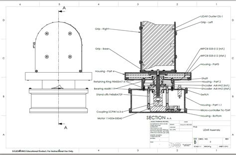Working Drawings And Assemblies Engineering Design Mcgill University