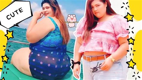 bbw chubby belly girl cute moments tik tok fat girl real life with body confidence plus size