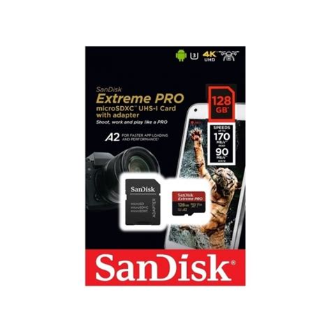 Sandisk Extreme Pro 128gb Microsd 170mbs90mbs