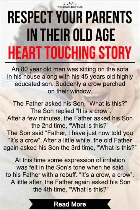 Love And Respect Your Parents In Their Old Age Heart Touching Story